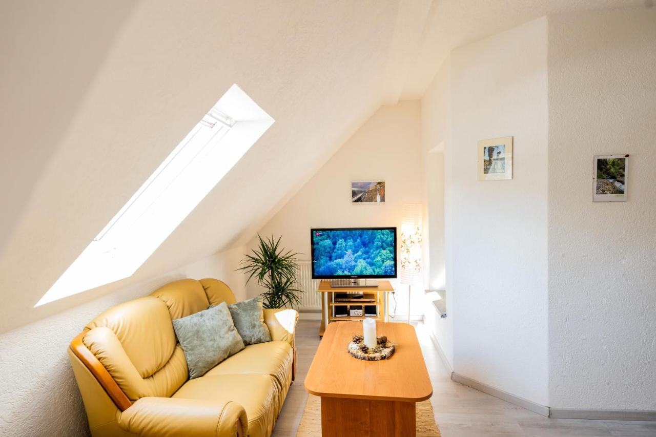 Waldblickwohnung Mit Schoener Terrasse Und Kamin Sebnitz Luaran gambar