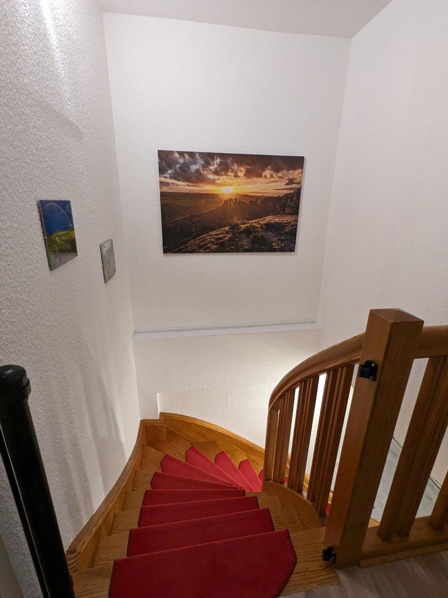 Waldblickwohnung Mit Schoener Terrasse Und Kamin Sebnitz Luaran gambar